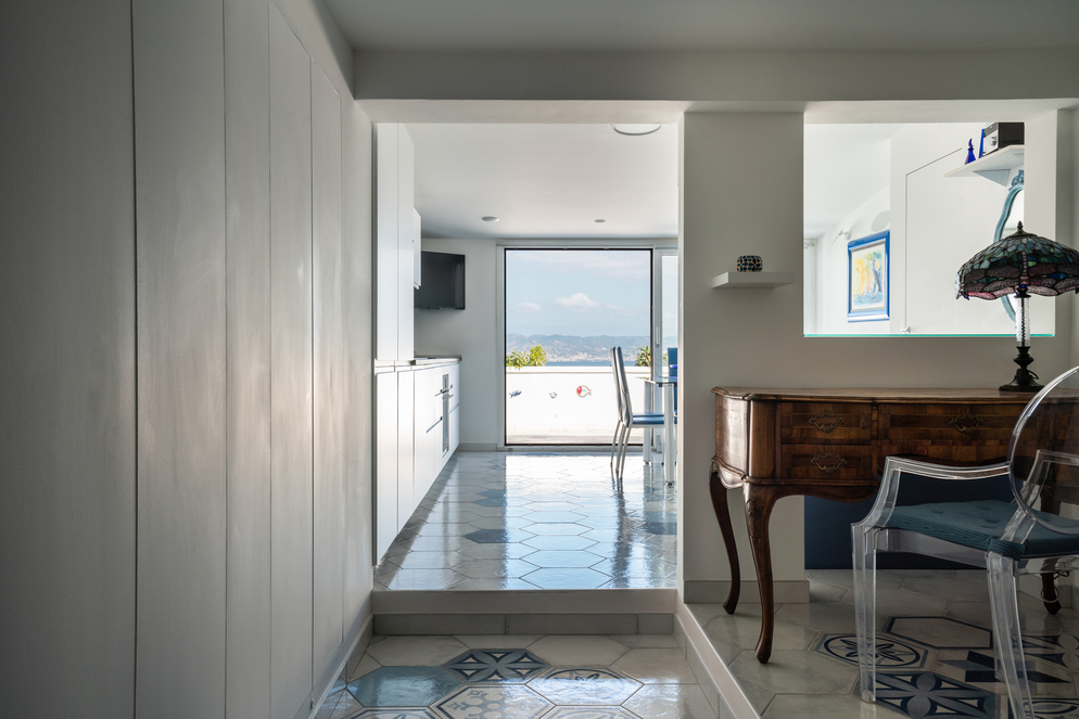 disimpegno attico design interno luce naturale Crucitti Architetti