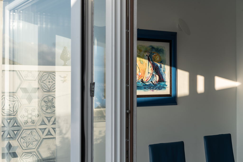 attico progetto architettura interni vista ingresso Crucitti Architetti