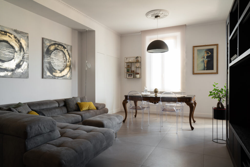 zona giorno open space design Crucitti Architetti