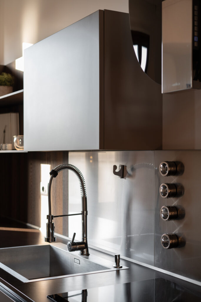 cucina moderna design lineare Crucitti Architetti