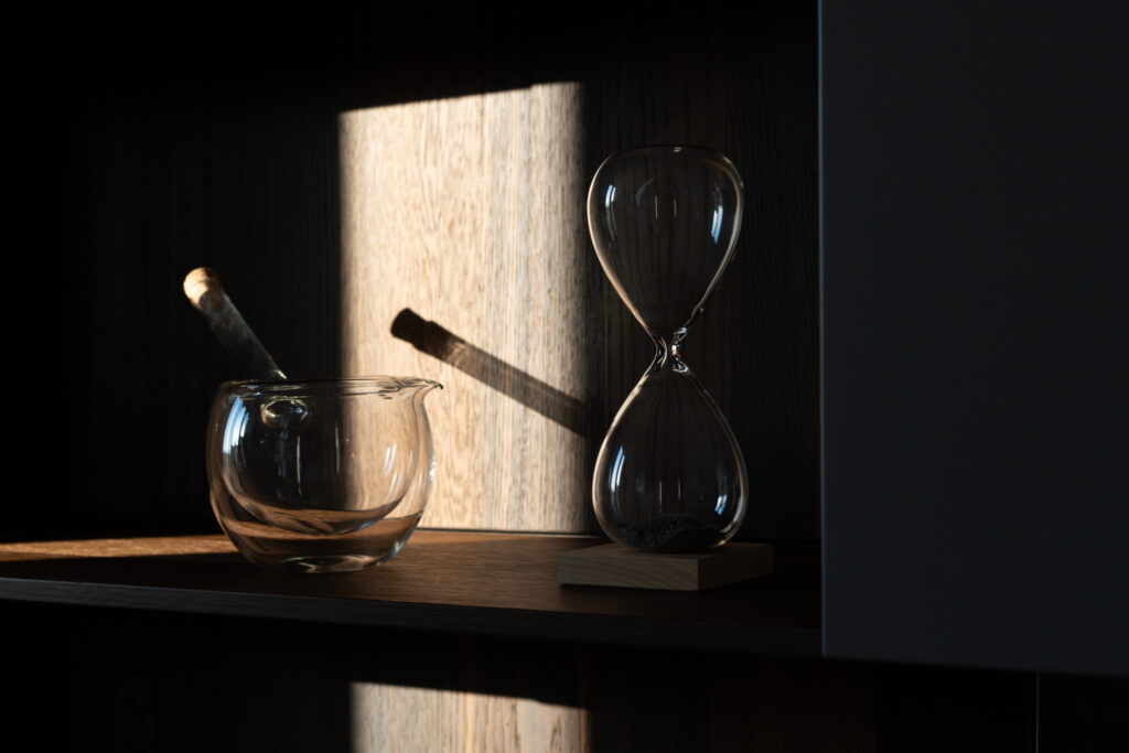 dettaglio luce e oggetti design interni Crucitti Architetti
