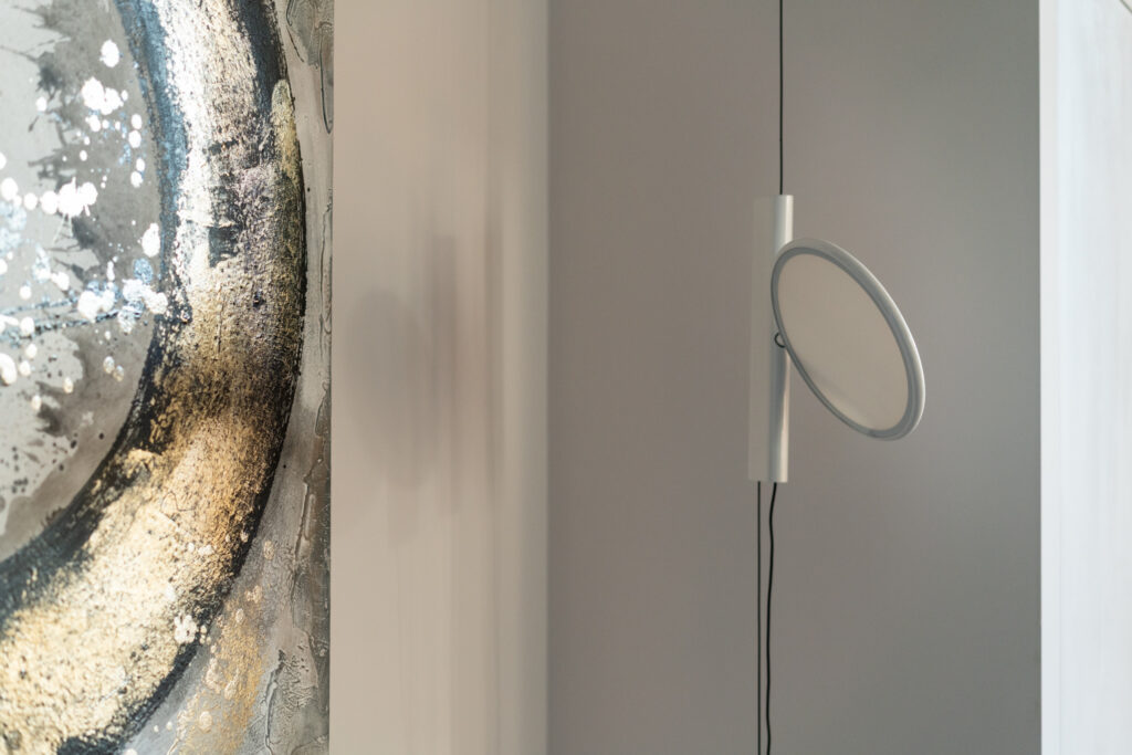 dettaglio lampada design interno Crucitti Architetti