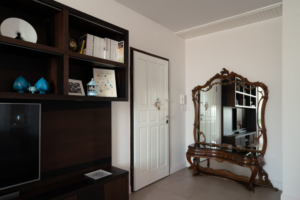 ingresso casa arredamento classico contemporaneo Crucitti Architetti