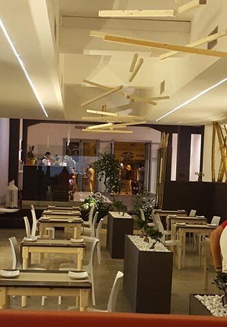 progetto architettura interni ristorante Manami sushi wine sala ristorante Crucitti Architetti