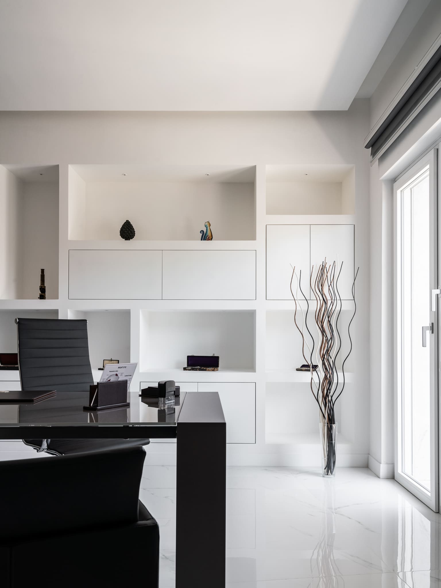 Studio con libreria su misura Reggio Calabria Crucitti Architetti interior design
