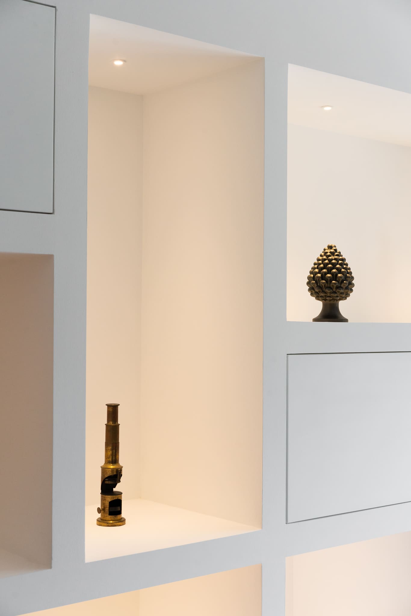 nicchie illuminate design interno Crucitti Architetti Reggio Calabria