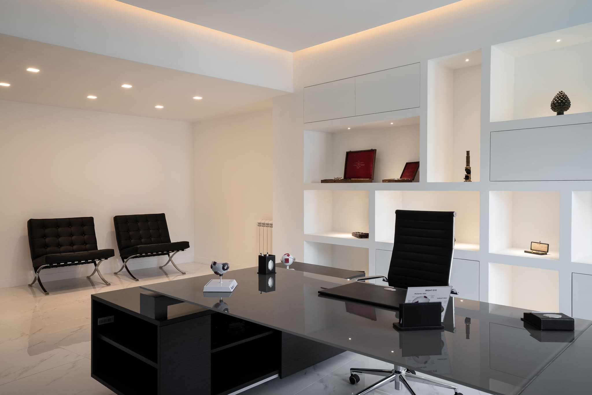 illuminazione studio dentistico Reggio Calabria Crucitti Architetti interior design
