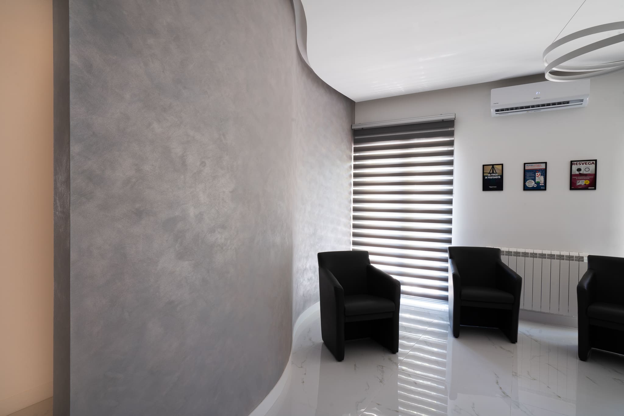 sala attesa studio medico Reggio Calabria design Crucitti Architetti